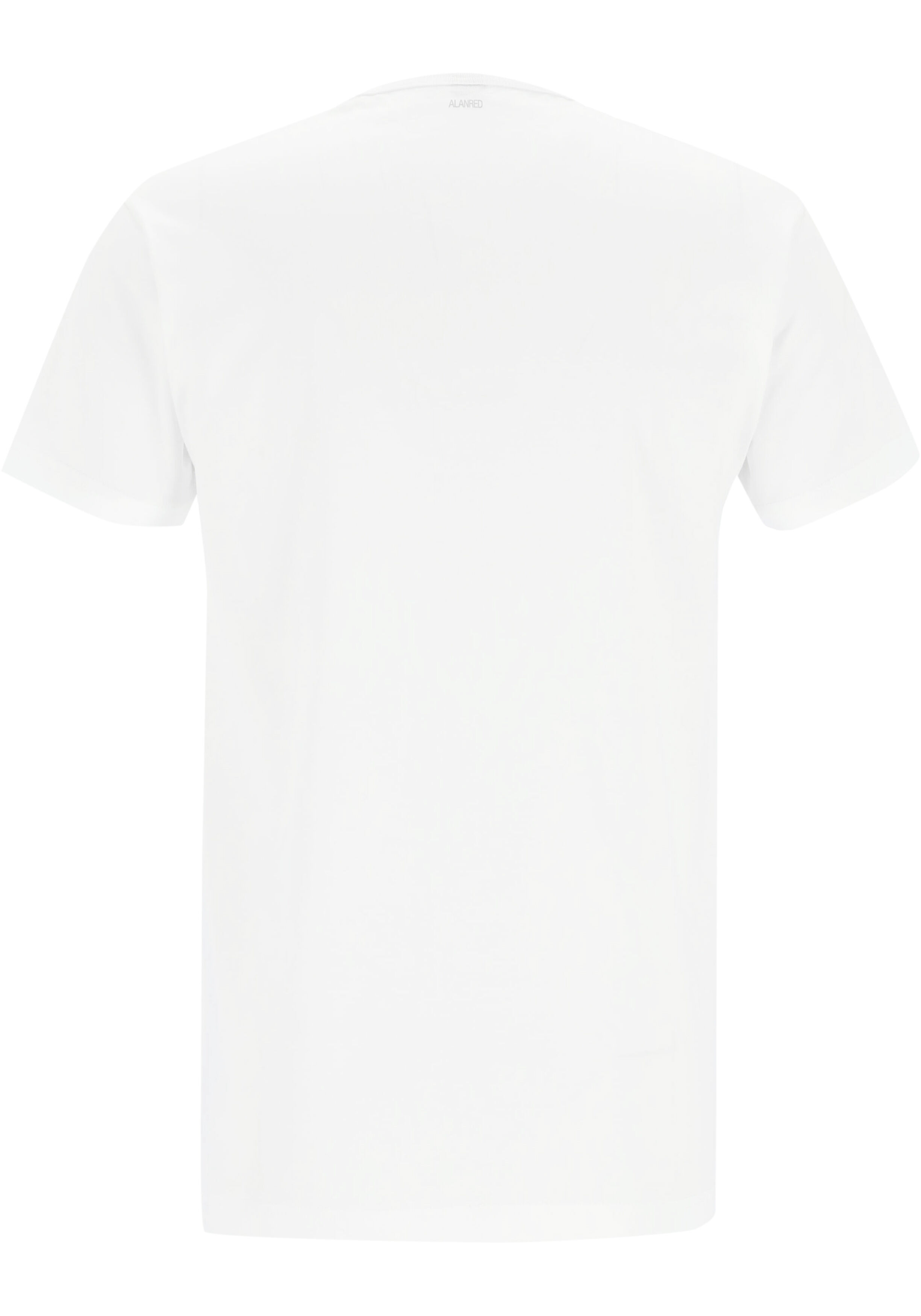 ALAN RED T-shirts Derby (2-pack), O-hals, wit en grijs melange